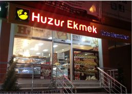 ekmek fırını krom kutu harf tabela mutlukent çayırova